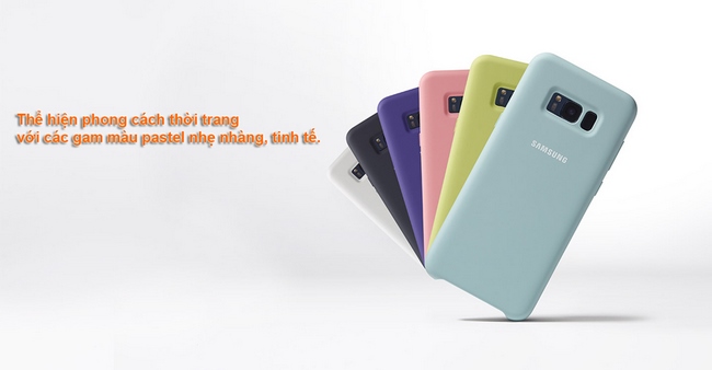 Ốp lưng Silicone màu Galaxy S8 Plus chính hãng