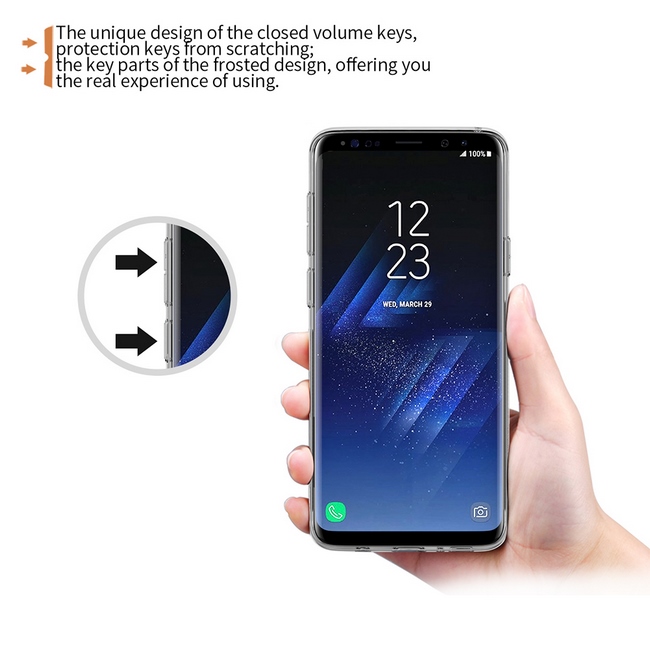 Ốp lưng Silicon Galaxy S9 Plus hiệu Nillkin