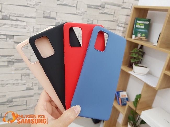  ốp lưng Silicon màu Galaxy A71 đẹp
