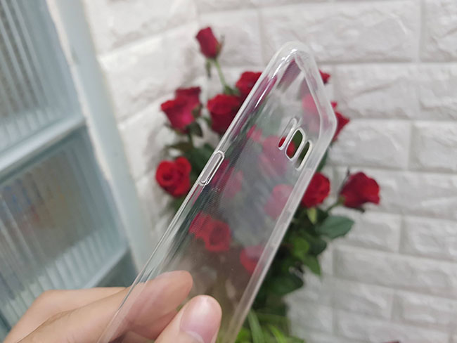 Ốp lưng silicon trong suốt galaxy S8 hiệu Gor