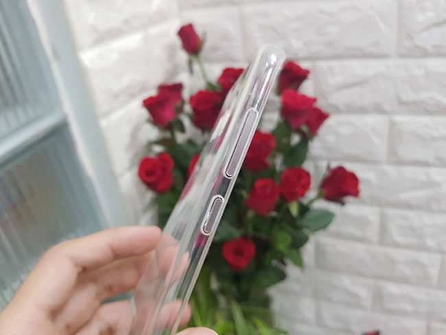 Ốp lưng silicon trong suốt galaxy S8 hiệu Gor
