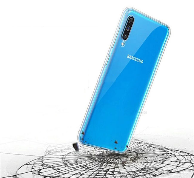 ốp lưng silicon A50 trong suốt chính hãng