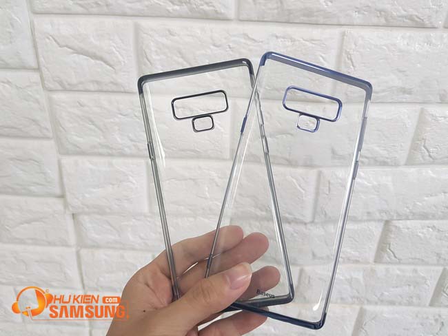 lưng silicon viền màu Note 9 chính hãng