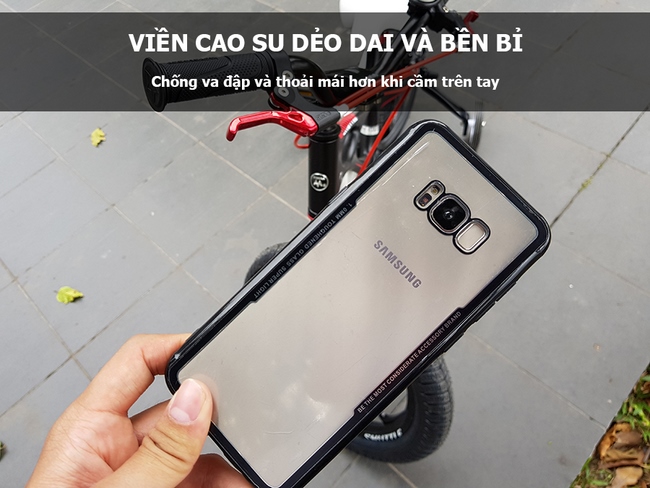 Ốp lưng Iris S8 với thiết kế dẻo dai, bền bỉ