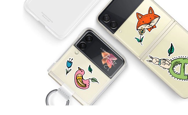 Ốp lưng trong suốt Z Flip 4 chính hãng Samsung