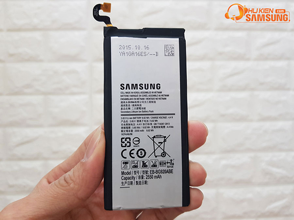 hướng dẫn các kiểm tra Pin điện thaoij samsung chính hãng