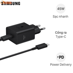 Bộ sạc nhanh Samsung 45W cho Galaxy Tab S8 Plus chính hãng