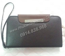 Bao da cầm tay cho Galaxy Note 1 N7000 - màu đen