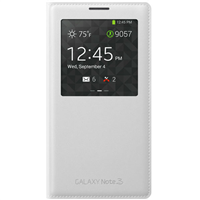 Bao da Galaxy Note 3 N9000 Flip S-view chính hãng màu trắng - White