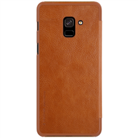 Bao da Galaxy A8 Plus 2018 hiệu Nillkin Qin