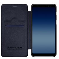 Bao da Galaxy A8 Plus 2018 hiệu Nillkin Qin