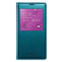 Bao da Galaxy S5 S-View chính hãng Samsung - Blue