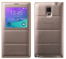 Bao da Galaxy Note 4 N910 S view màu Padding - Gold