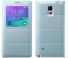 Bao da Galaxy Note 4 N910 Sview màu Padding - Light Blue