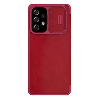 Bao da Samsung A53 Nillkin Qin Pro chống vân, bảo vệ camera siêu tốt