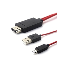 Cable chuyển đổi 3 đầu HDMI sang Micro USB 3.0
