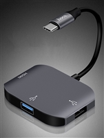 Cáp chuyển từ USB type C sang HDMI + USB 3.0 + USB 2.0 hiệu Hoco