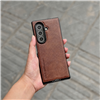 Ốp lưng da Galaxy A55 5G X-Level vân da cổ điển, kiểu dáng gọn cho Samsung