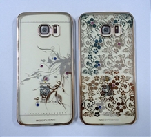 Ốp lưng Samsung Galaxy S6 Edge hiệu Meephone loại hoa văn