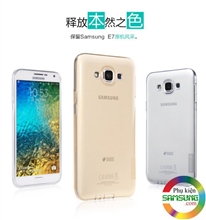 Ốp lưng Silicon Galaxy E7 hiệu Nillkin