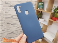Ốp lưng Silicon màu Galaxy A11 đẹp chống bám vân tay