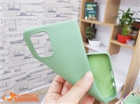 Ốp lưng Silicon màu Galaxy A71 đẹp chống bám vân tay