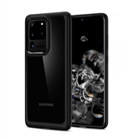 Ốp lưng Spigen S20 Ultra Hybrid trong suốt viền màu