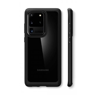 Ốp lưng Spigen S20 Ultra Hybrid trong suốt viền màu