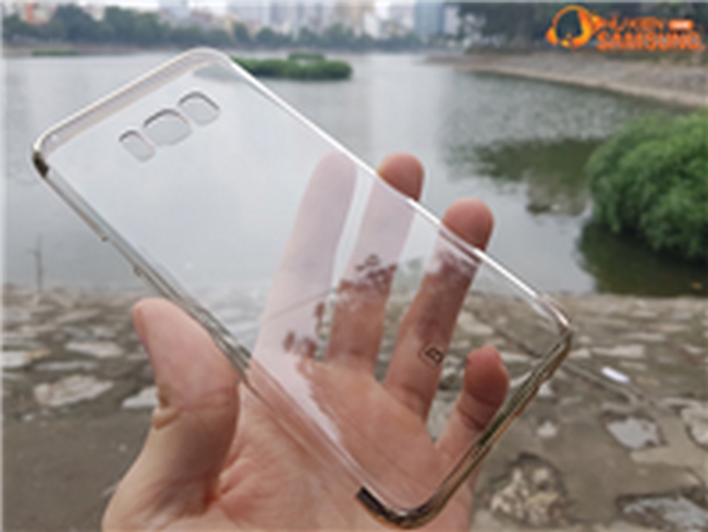 Ốp lưng trong suốt Galaxy S8 Plus hiệu Baseus Glitter