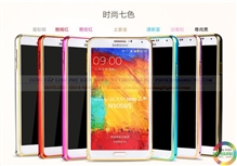 Ốp viền kim loại Galaxy Note 3 chỉ vàng bo tròn rất đẹp