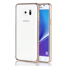 Ốp viền Samsung Galaxy Note 5 nhôm chỉ vàng
