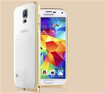 Ốp viền Galaxy S5 chỉ vàng bo tròn