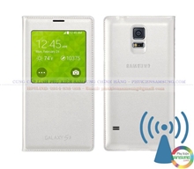 S View cover kiêm sạc không dây cho Samsung Galaxy S5 G900 chính hãng - White