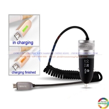 Sạc trên xe hơi chân Micro USB hiệu Hoco UCM01 chính hãng