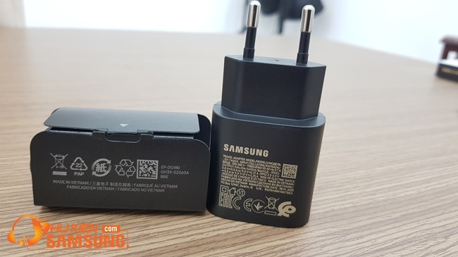 Bộ sạc Samsung Galaxy A52, A72 chính hãng Bộ sạc Samsung Galaxy A52, A72 chính hãng