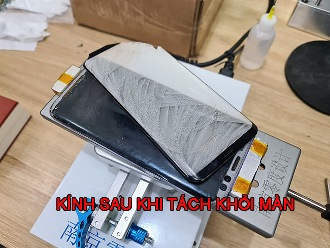 thay mặt kính, ép kính Galaxy S8 uy tín ở Hà Nội