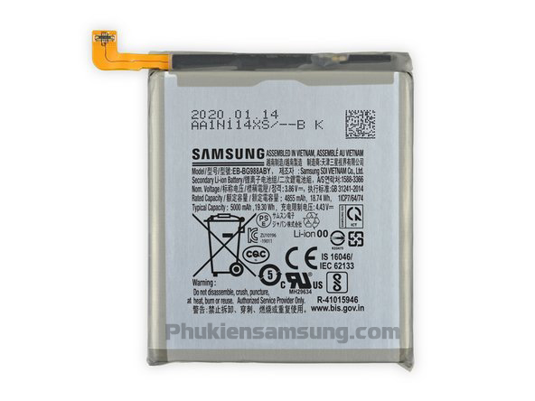 thay Pin Samsung S20 chính hãng