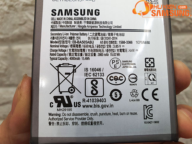 thay Pin Galaxy A30 chính hãng Samsung