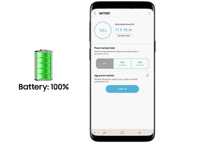 Mẹo tiết kiệm pin Samsung