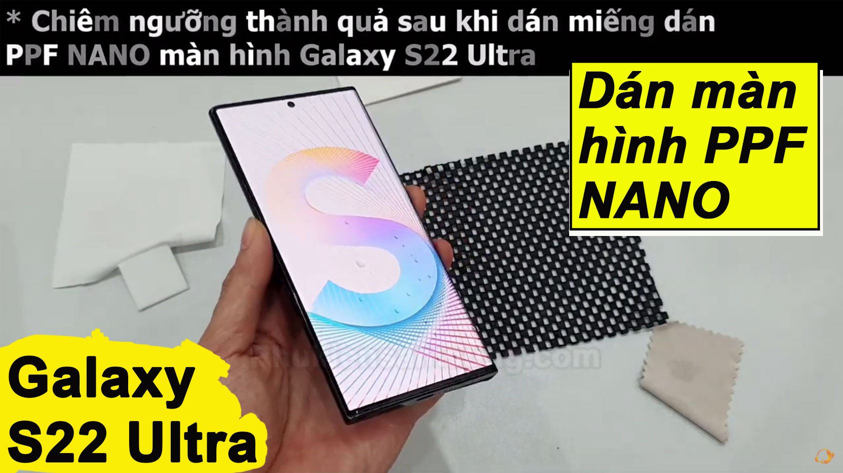 Dán mặt sau Galaxy S22 Ultra - PPF nhám mờ
