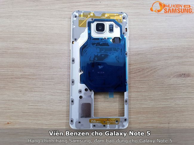 Thay viền benzen Galaxy Note 5 chính hãng