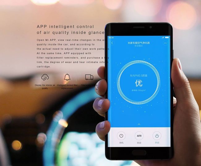 Phần mềm quản lý thông minh của Xiaomi giúp hỗ trợ quản lý máy lọc không khí tốt hơn