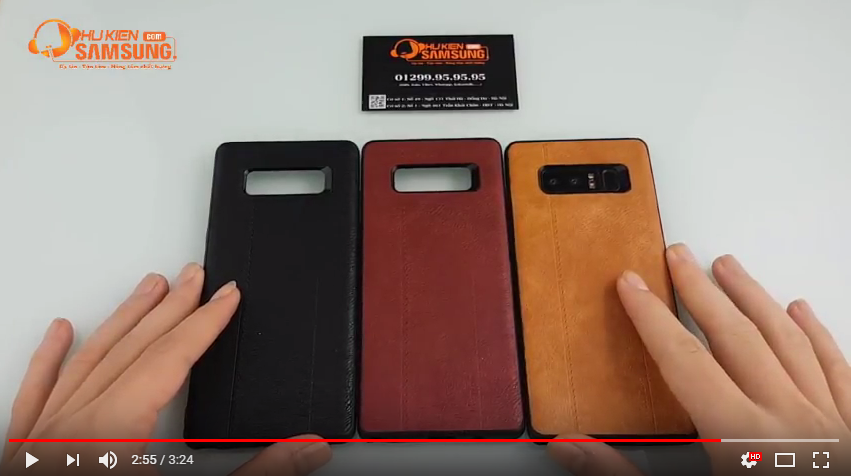 Ốp lưng da Galaxy Note 8 hiệu Mean Love
