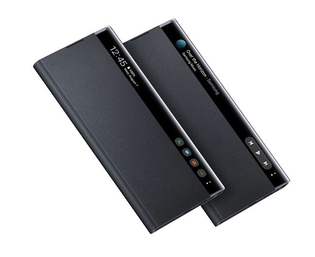 bao da Clear View Note 10 Plus