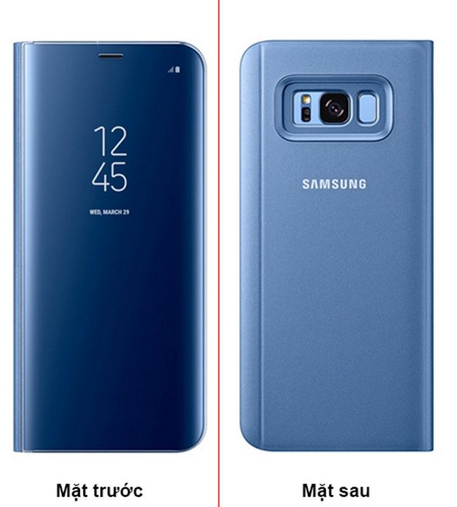 Bao da clear view Galaxy S8 chính hãng