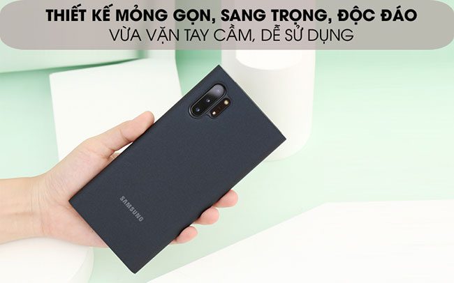 bao da clear view Note 10 Plus giá bao nhiêu