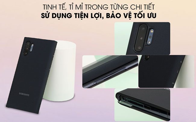 bao da Clear View Galaxy Note 10 Plus