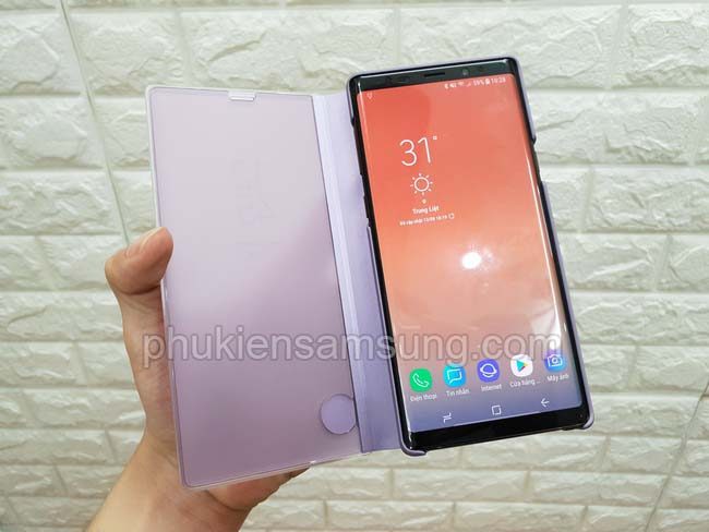 Bao da Clear View Standing Galaxy Note 9  chính hãng