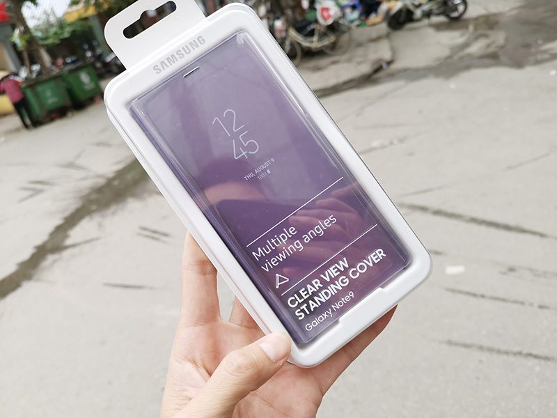 Bao da Clear View Standing Galaxy Note 9  chính hãng