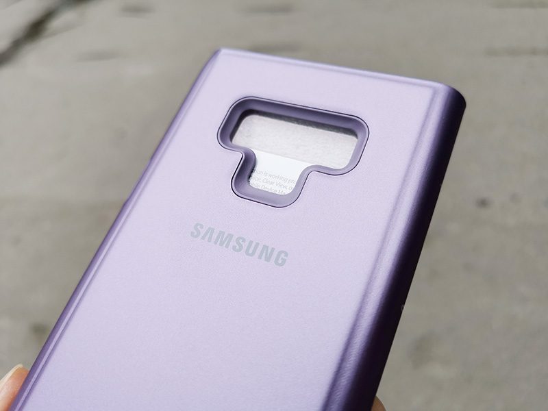 Bao da Clear View Standing Galaxy Note 9  chính hãng
